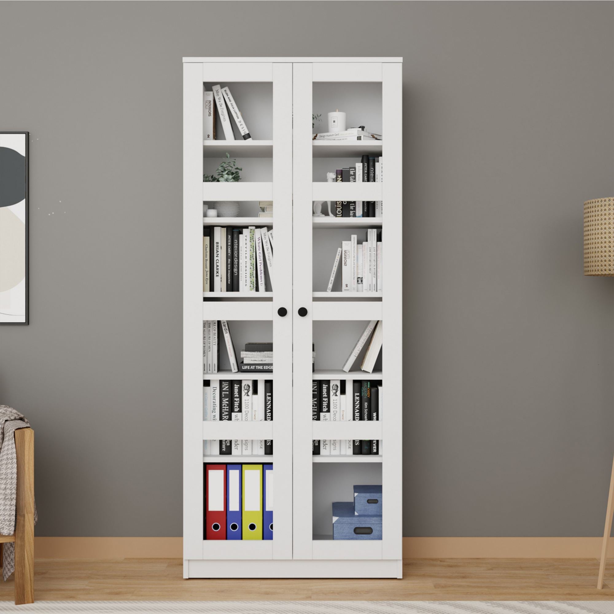 Armário Multiuso – 80 cm x 190 cm x 37 cm – Branco – MDF