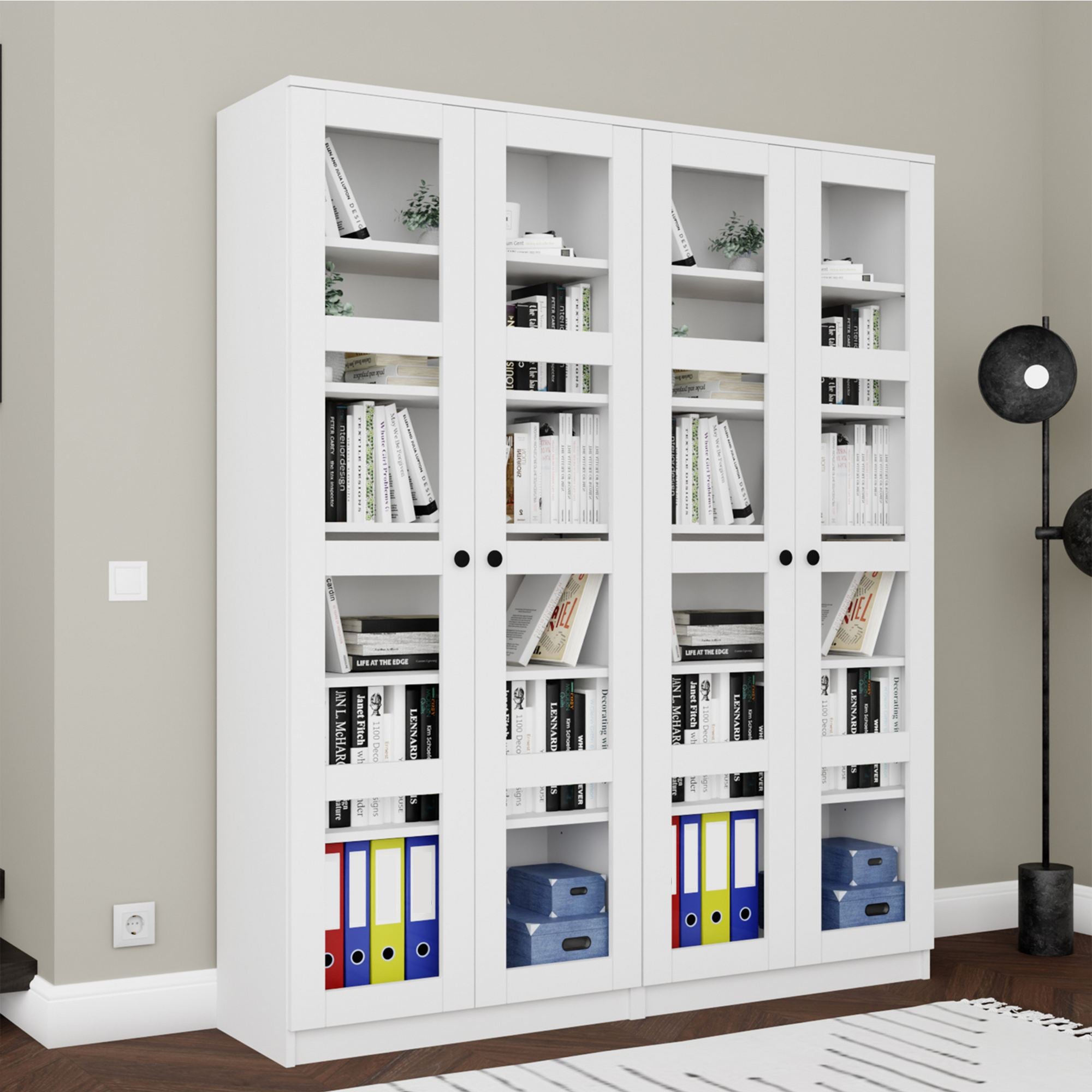 Armário Multiuso – 80 cm x 190 cm x 37 cm – Branco – MDF