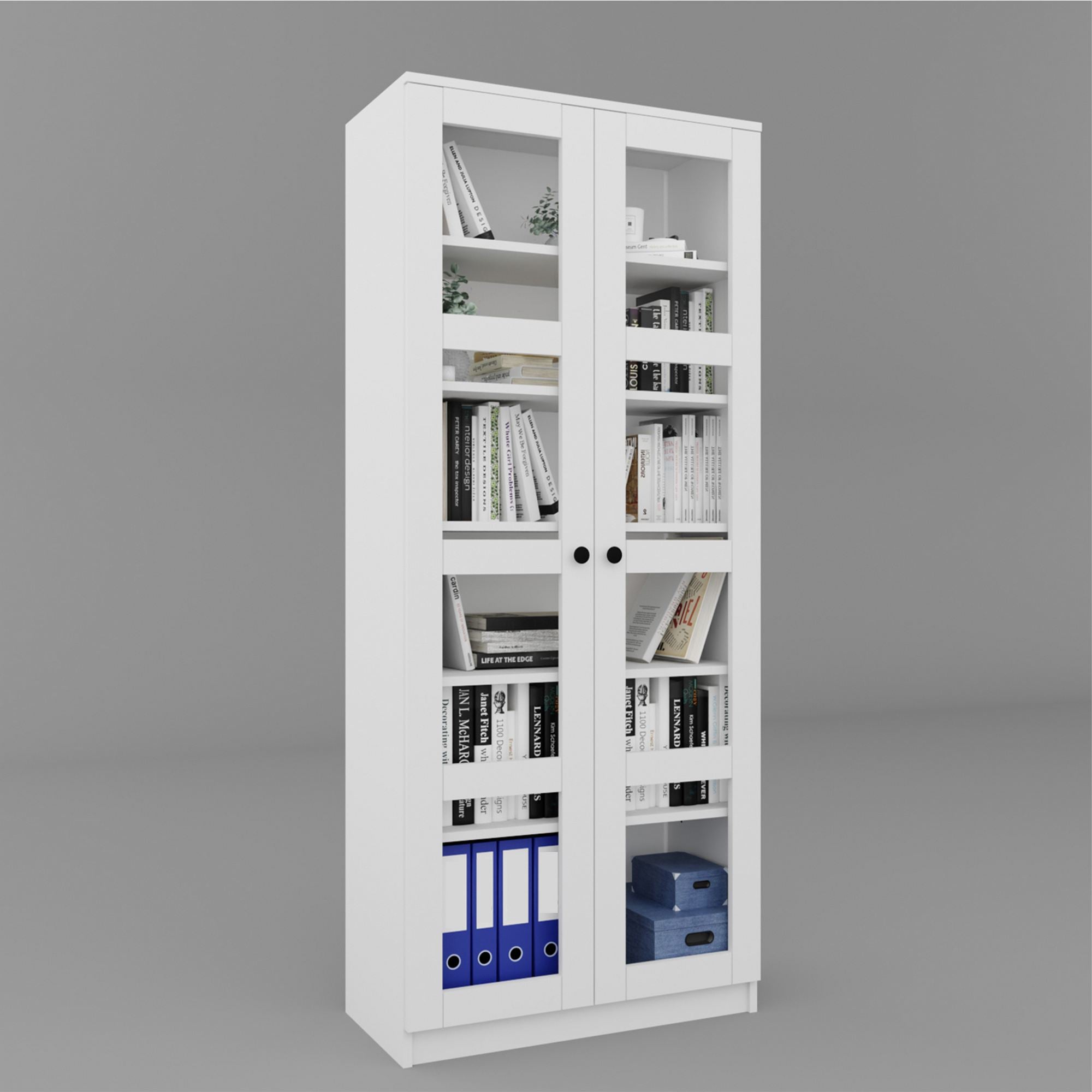 Armário Multiuso – 80 cm x 190 cm x 37 cm – Branco – MDF