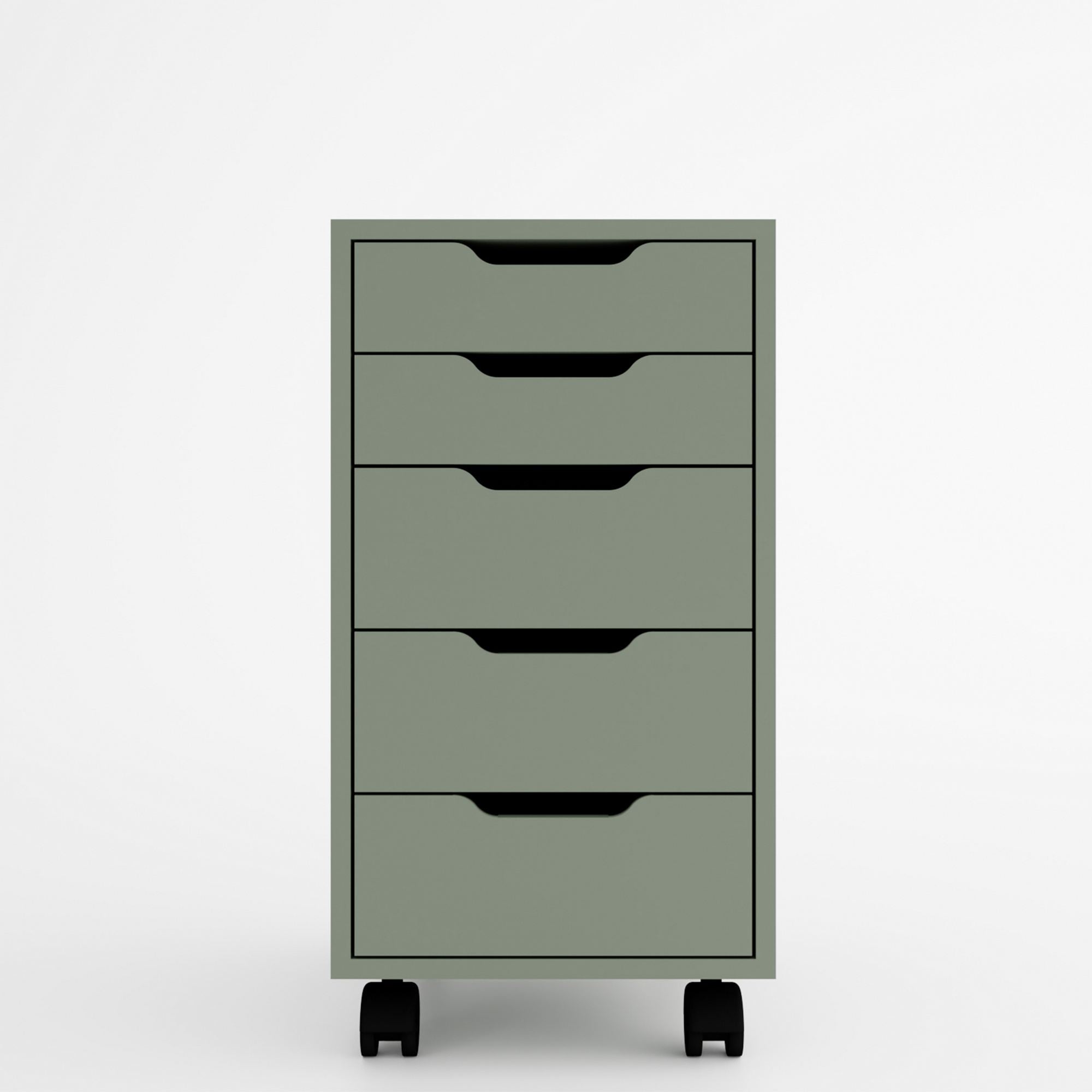 Armário Multiuso – 40cm x 77.4cm x 55cm – Verde – MDF