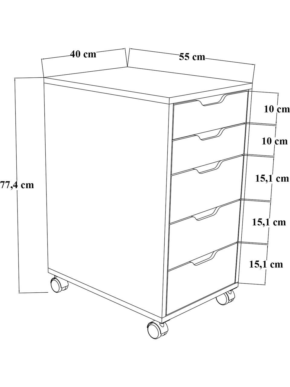 Armário Multiuso – 40cm x 77.4cm x 55cm – Verde – MDF