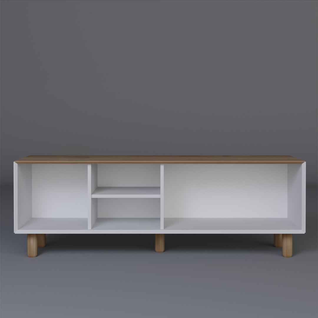 Móvel de TV – 160 cm x 56 cm x 40 cm – Carvalho Jardim – MDF