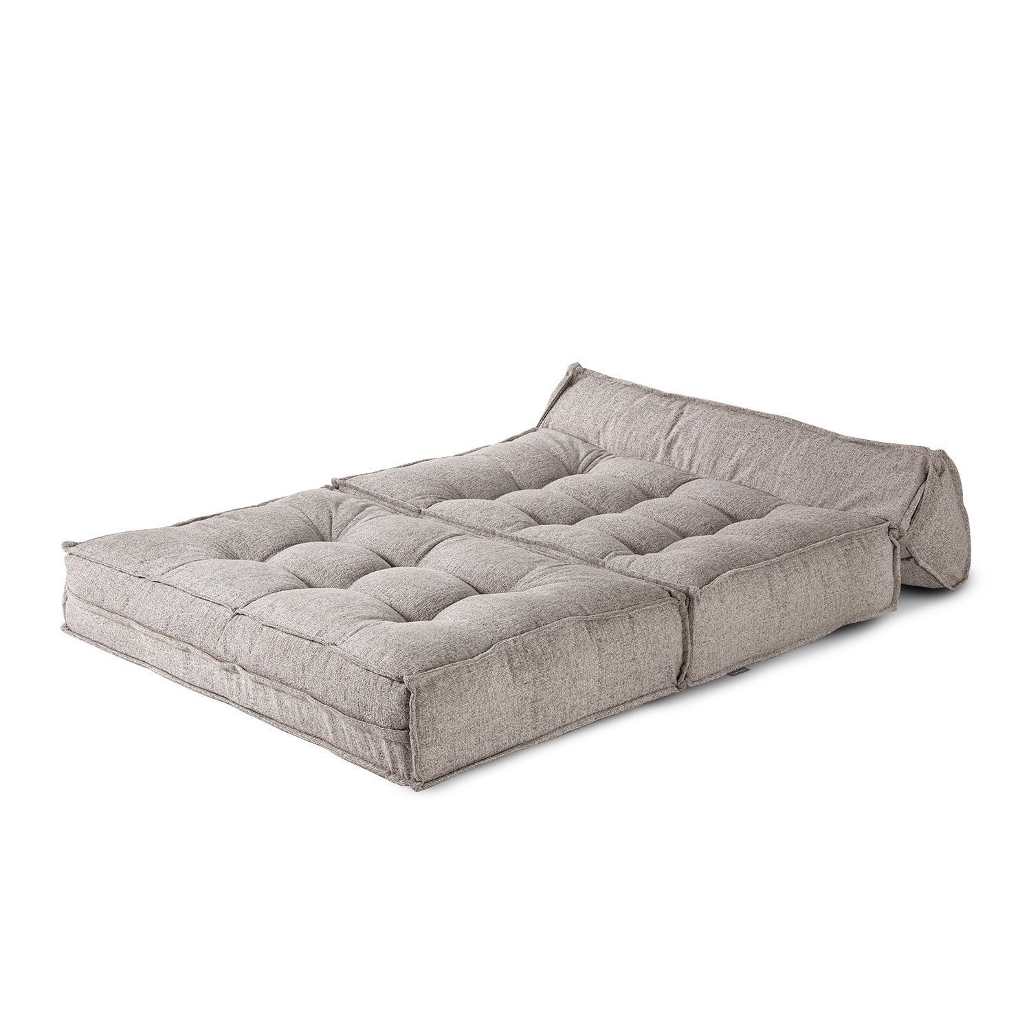 Sofá-Cama Mocca Light Brown - 2 Lugares em Boucle Premium