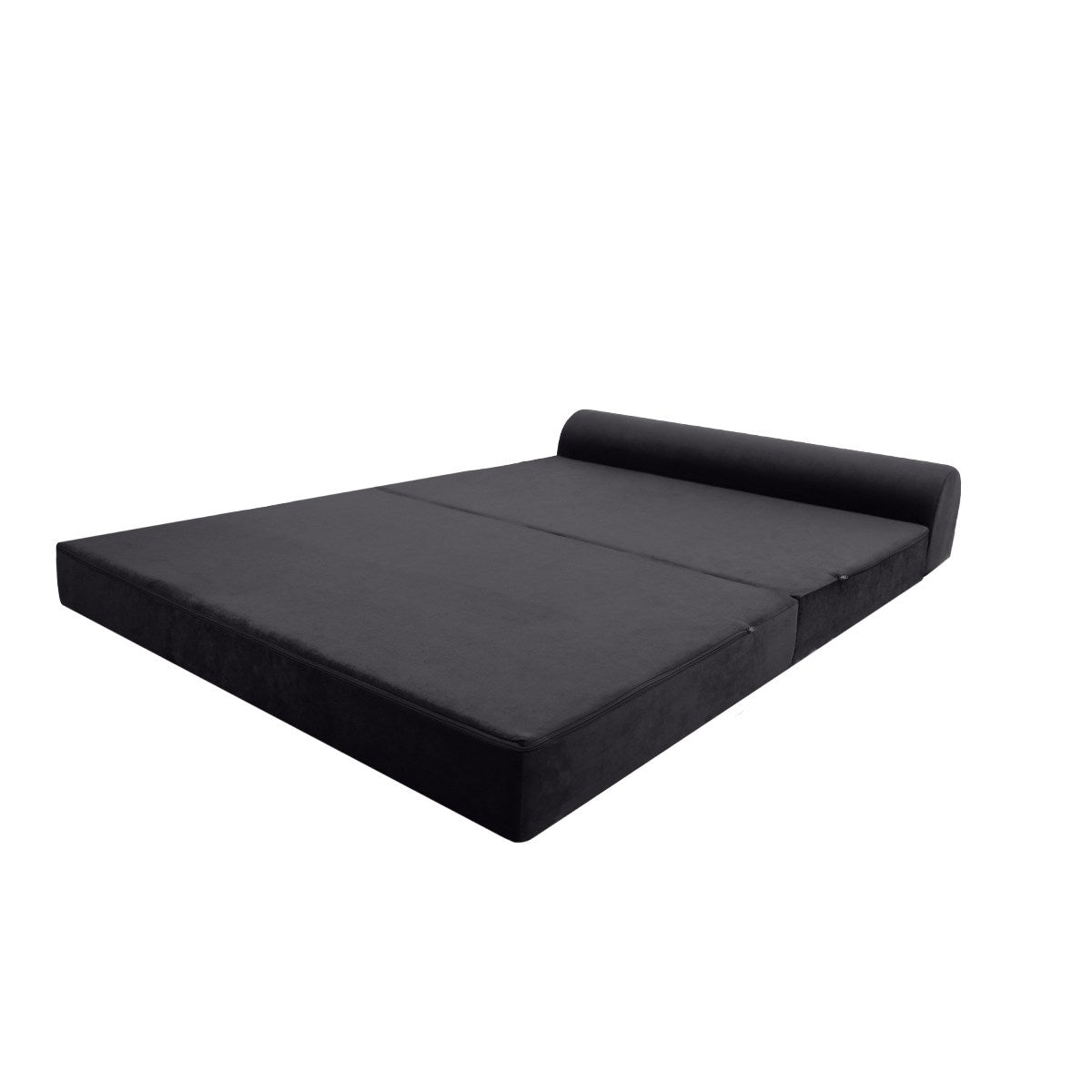 Sofá-Cama Magic Anthracite - Veludo Luxo 2 Lugares