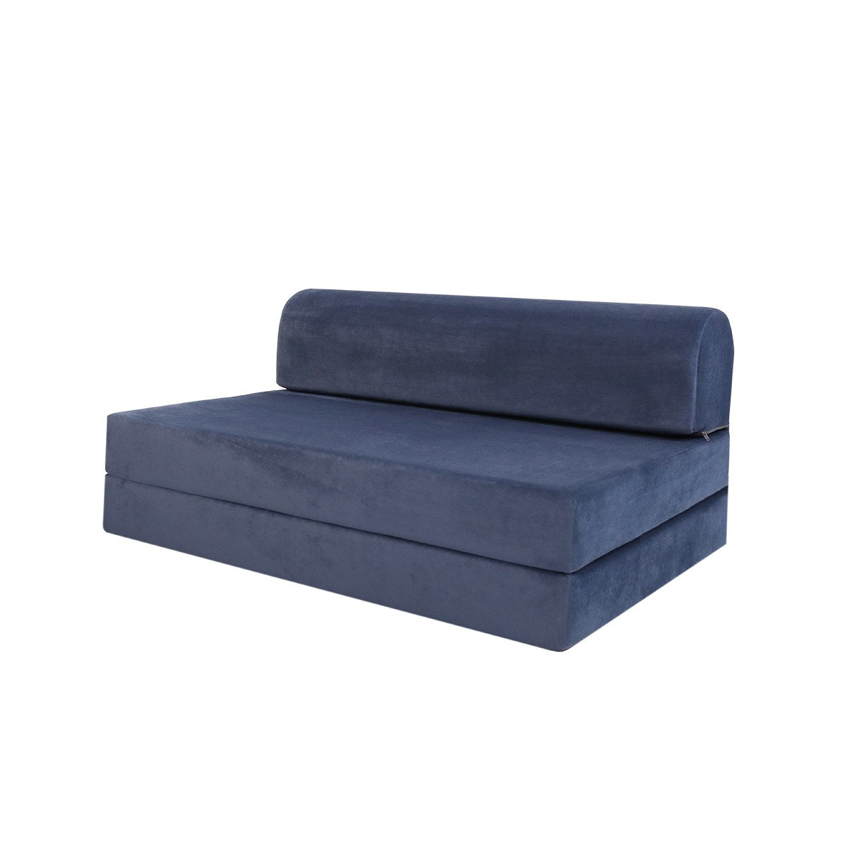 Sofá-Cama Magic Blue 2 Lugares - Veludo Premium Azul