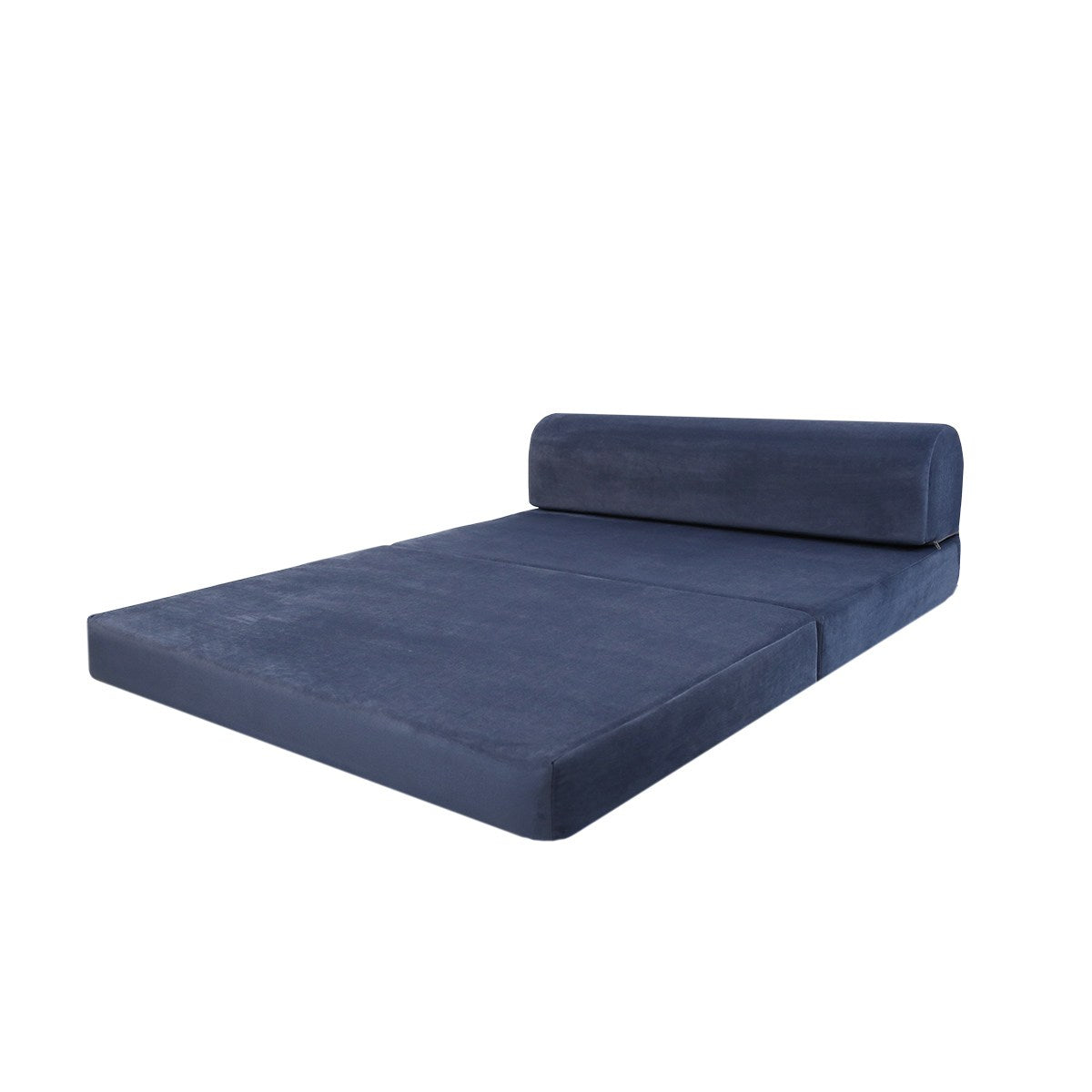 Sofá-Cama Magic Blue 2 Lugares - Veludo Premium Azul