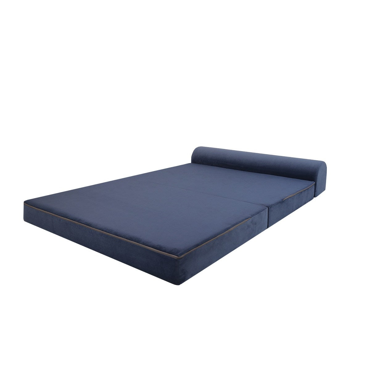 Sofá-Cama Magic Blue 2 Lugares - Veludo Premium Azul