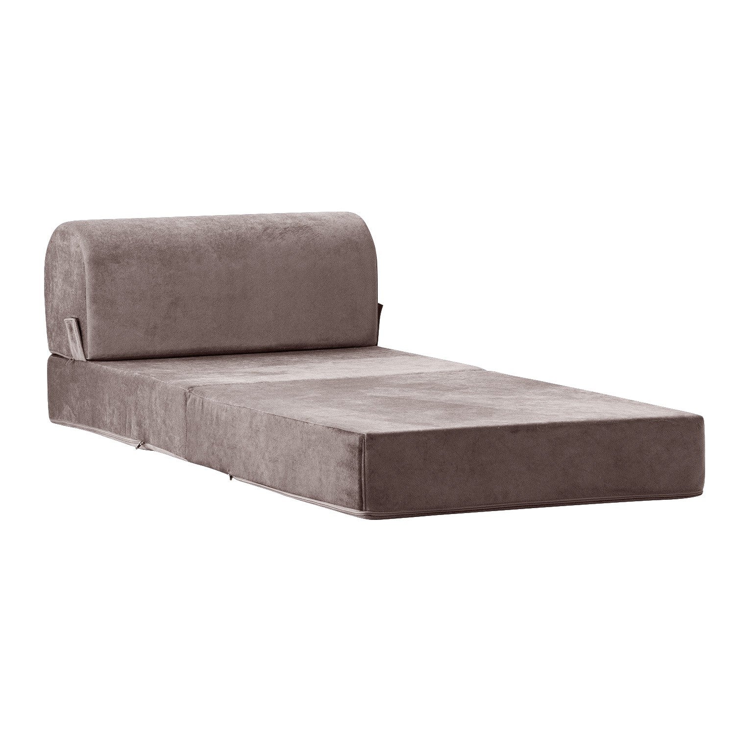 Sofá-Cama Magic Light Grey - Veludo Premium 1 Lugar