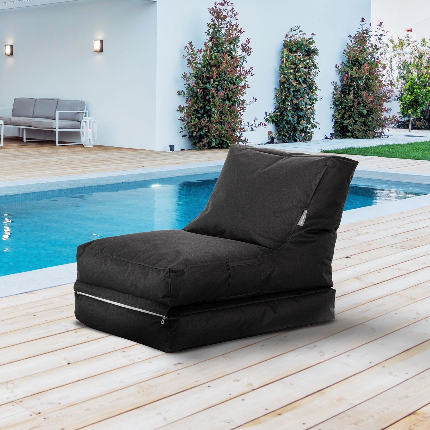 Sofá-Cama Fiesta Black - Impermeável para Jardim