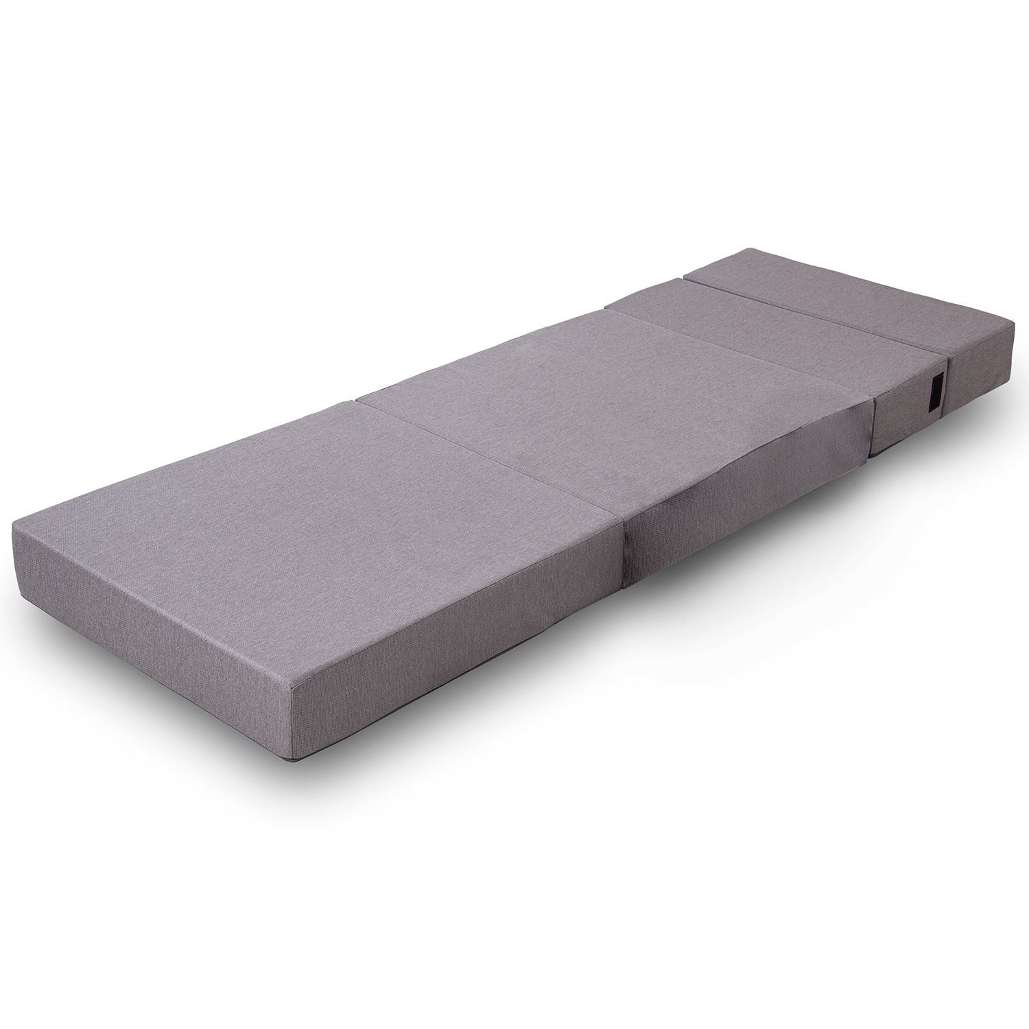 Sofá-Cama Valeria Grey - Linho Premium 1 Lugar