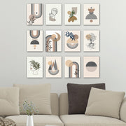 Conjunto de 12 Pinturas Decorativas em MDF – 20 x 15 cm – 100% MDF