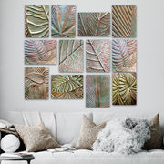 Conjunto Decorativo MDF Multicolor 12 Peças - Arte Moderna