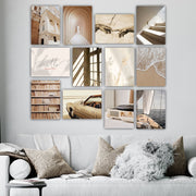 Conjunto 12 Quadros Decorativos MDF Multicolor - Arte Moderna