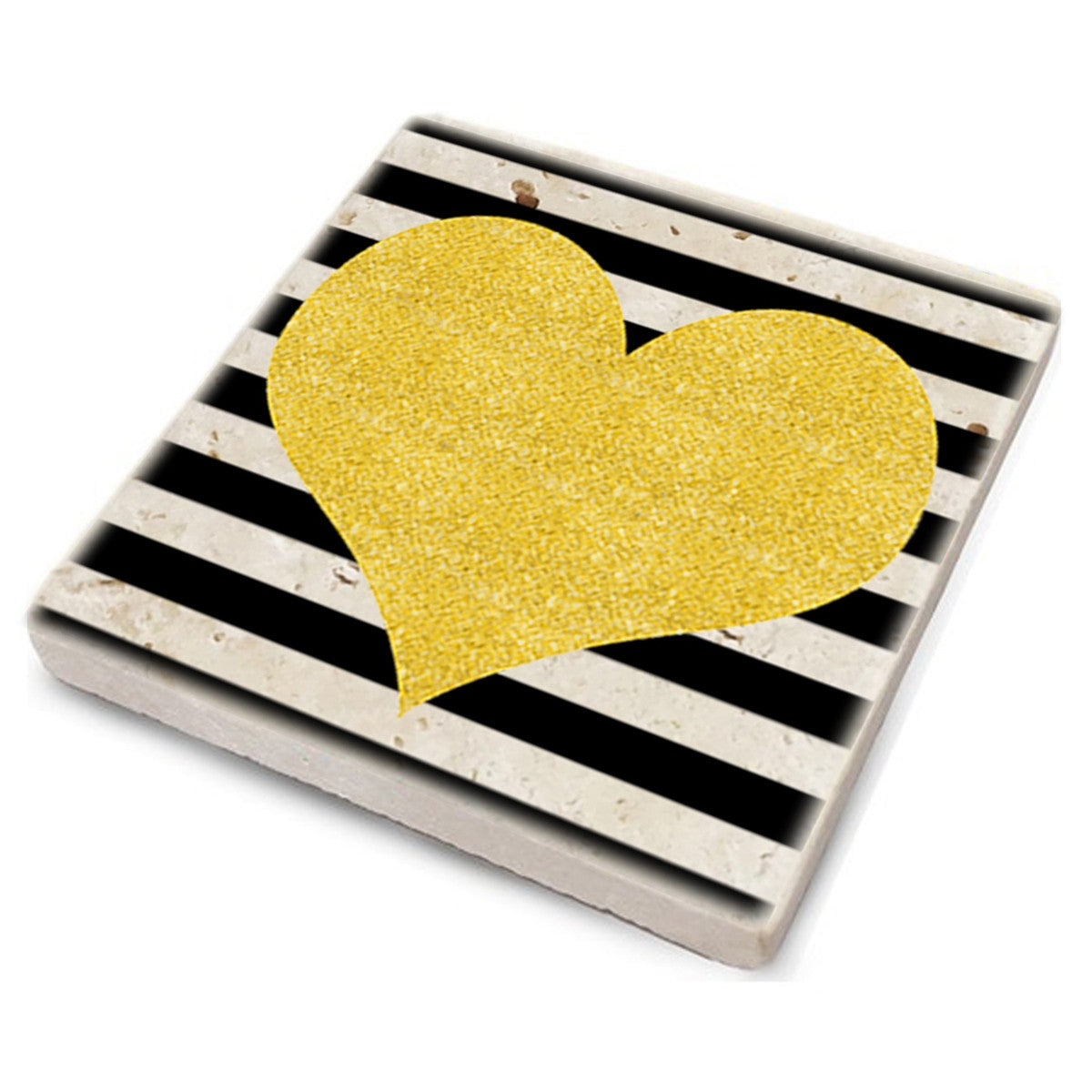 Tapete de vidro – 10 x 10 x 1 cm – Multicolorido – Pedra natural