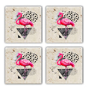 Tapete de vidro em pedra natural – 10 x 10 x 1 cm – Multicolorido