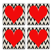 Tapete de vidro – 10 x 10 x 1 cm – Multicolorido – Pedra natural