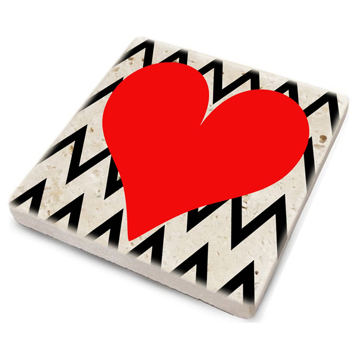 Tapete de vidro – 10 x 10 x 1 cm – Multicolorido – Pedra natural