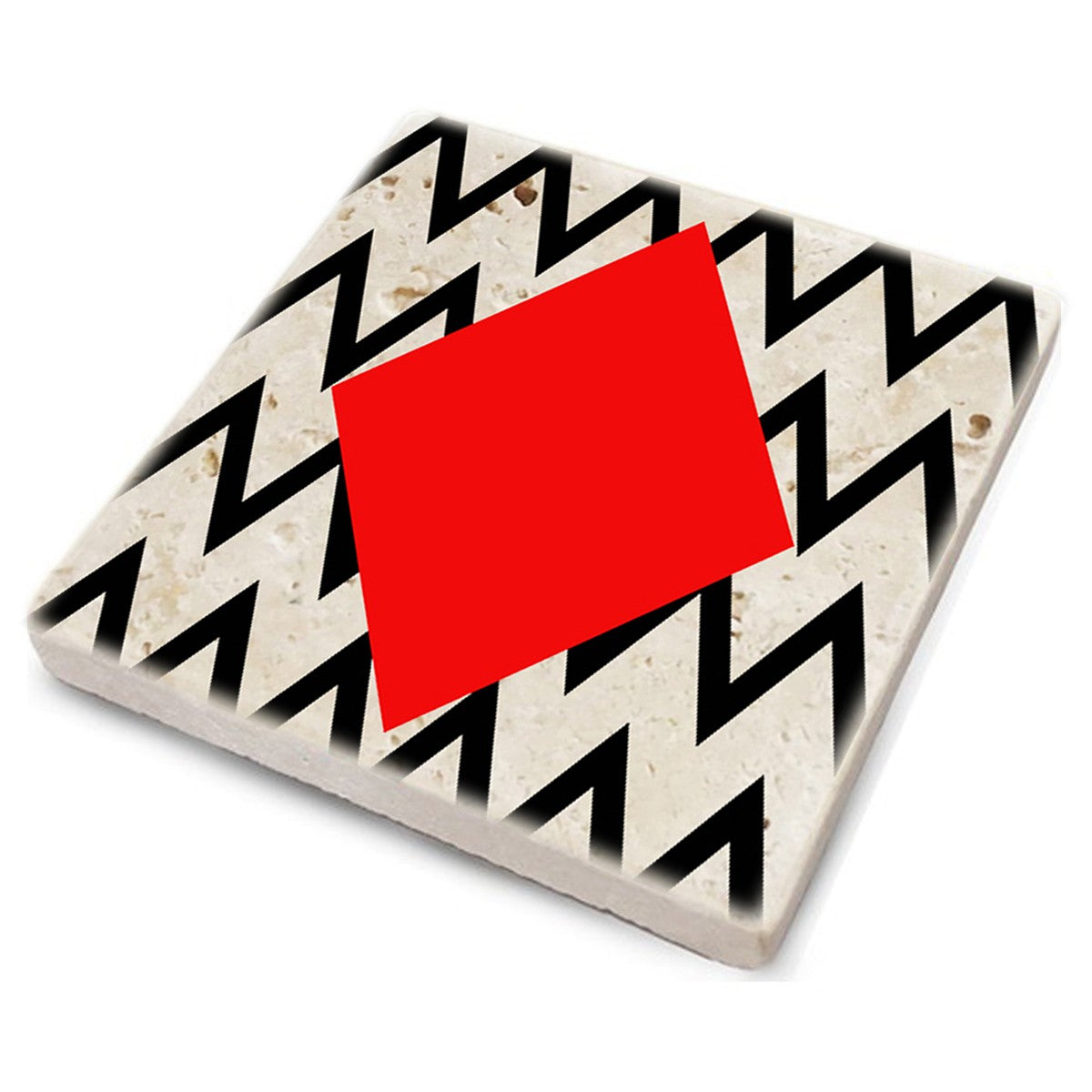 Tapete de vidro – 10 x 10 x 1 cm – Multicolorido – Pedra 100% natural