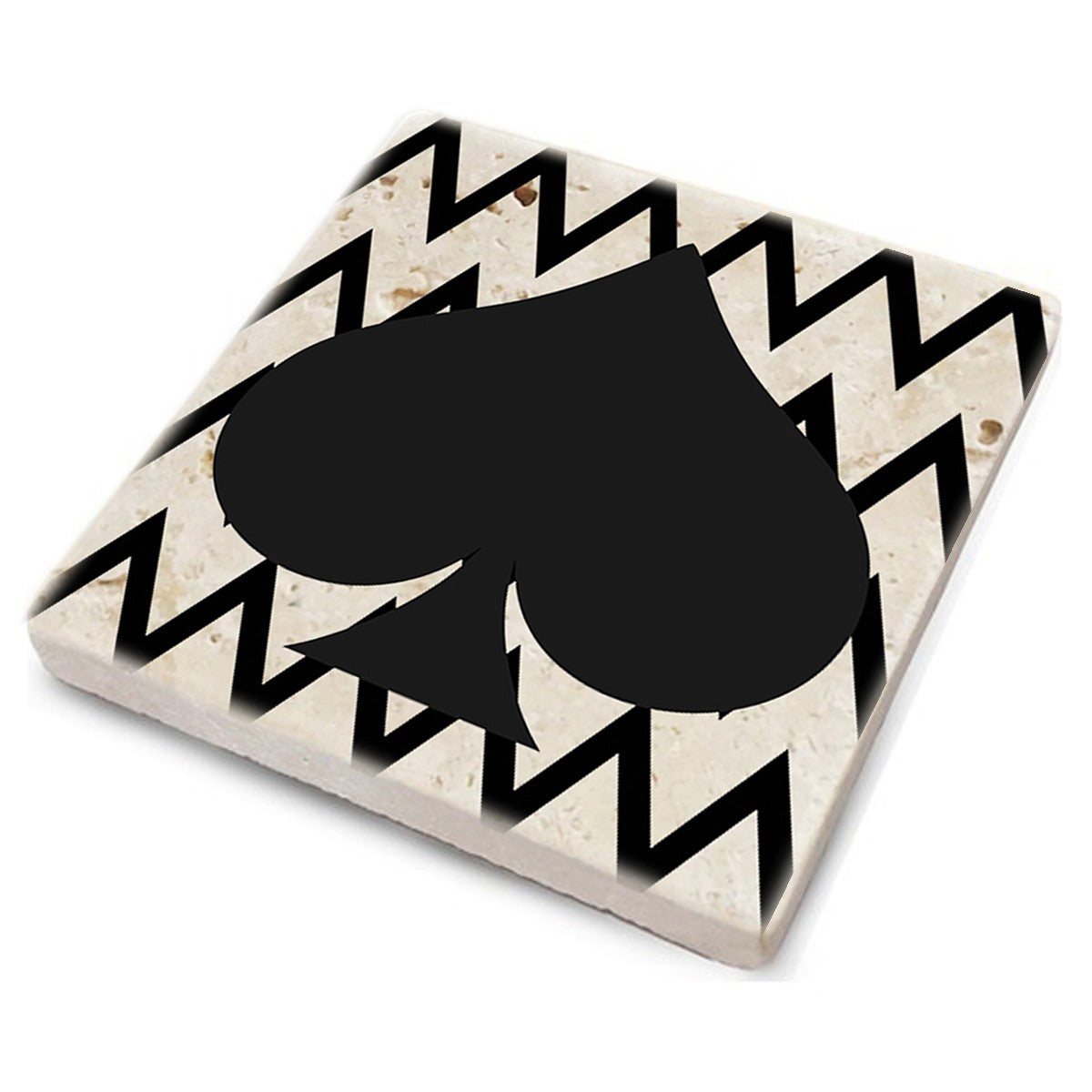 Tapete de vidro em pedra natural – 10 x 10 x 1 cm – Multicolorido