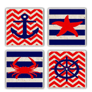 Tapete de vidro – 10 x 10 x 1 cm – Multicolorido – 100% pedra natural