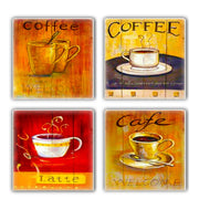 Tapete de vidro – 10 x 10 x 1 cm – Multicolorido – Pedra 100% natural