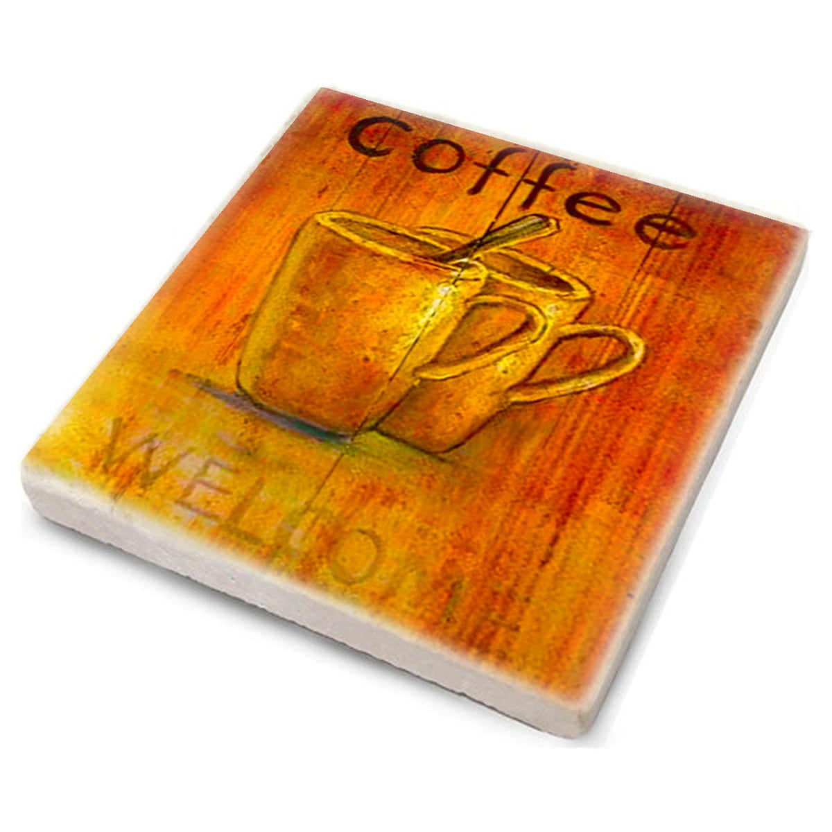 Tapete de vidro – 10 x 10 x 1 cm – Multicolorido – Pedra 100% natural