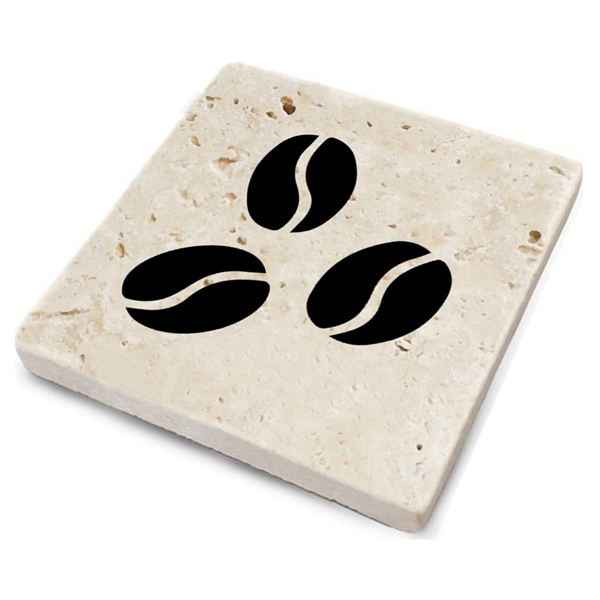 Tapete de vidro em pedra natural – 10 x 10 x 1 cm – Multicolorido