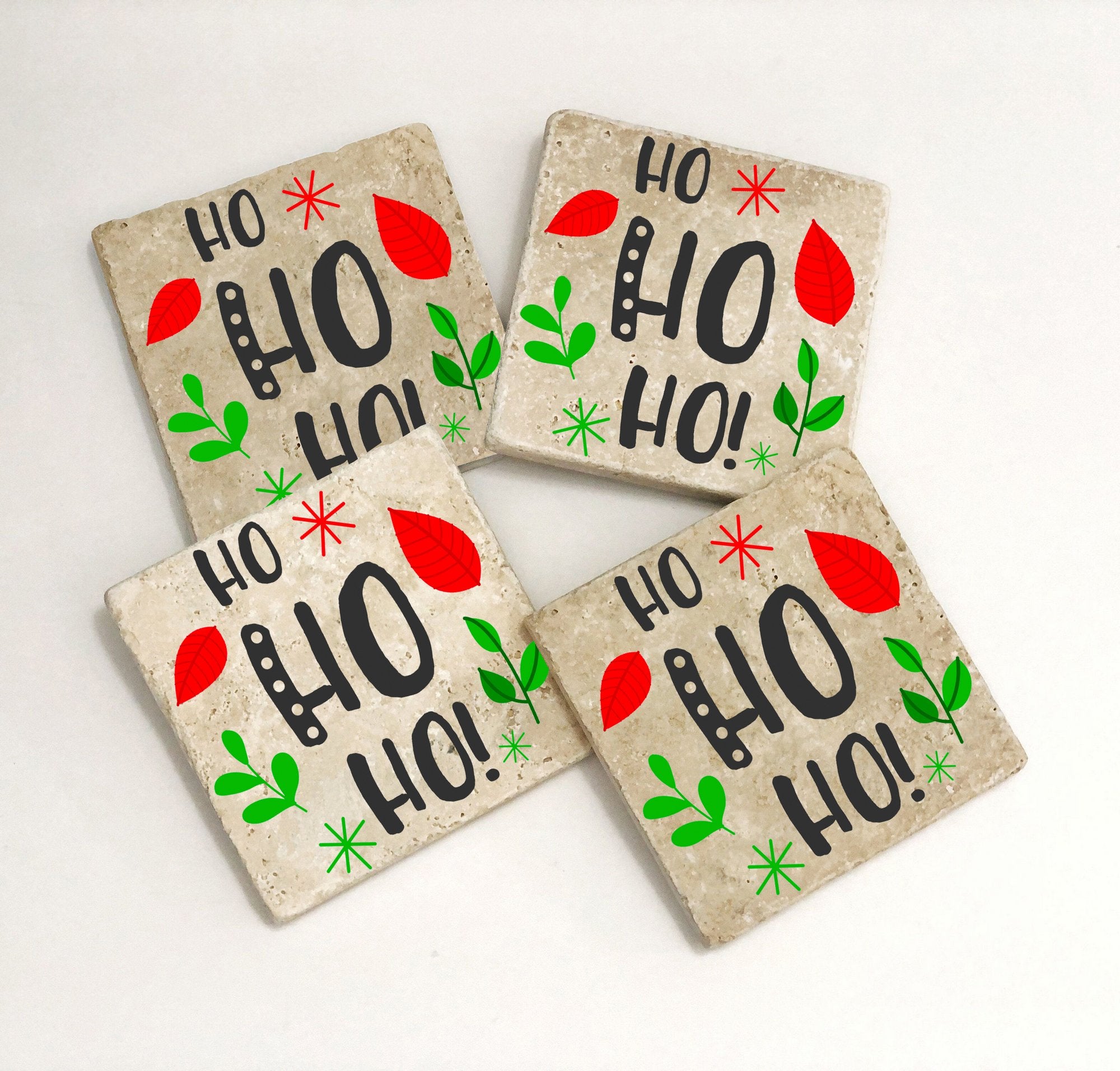 Tapete de vidro – 10 x 10 x 1 cm – multicolorido – pedra natural