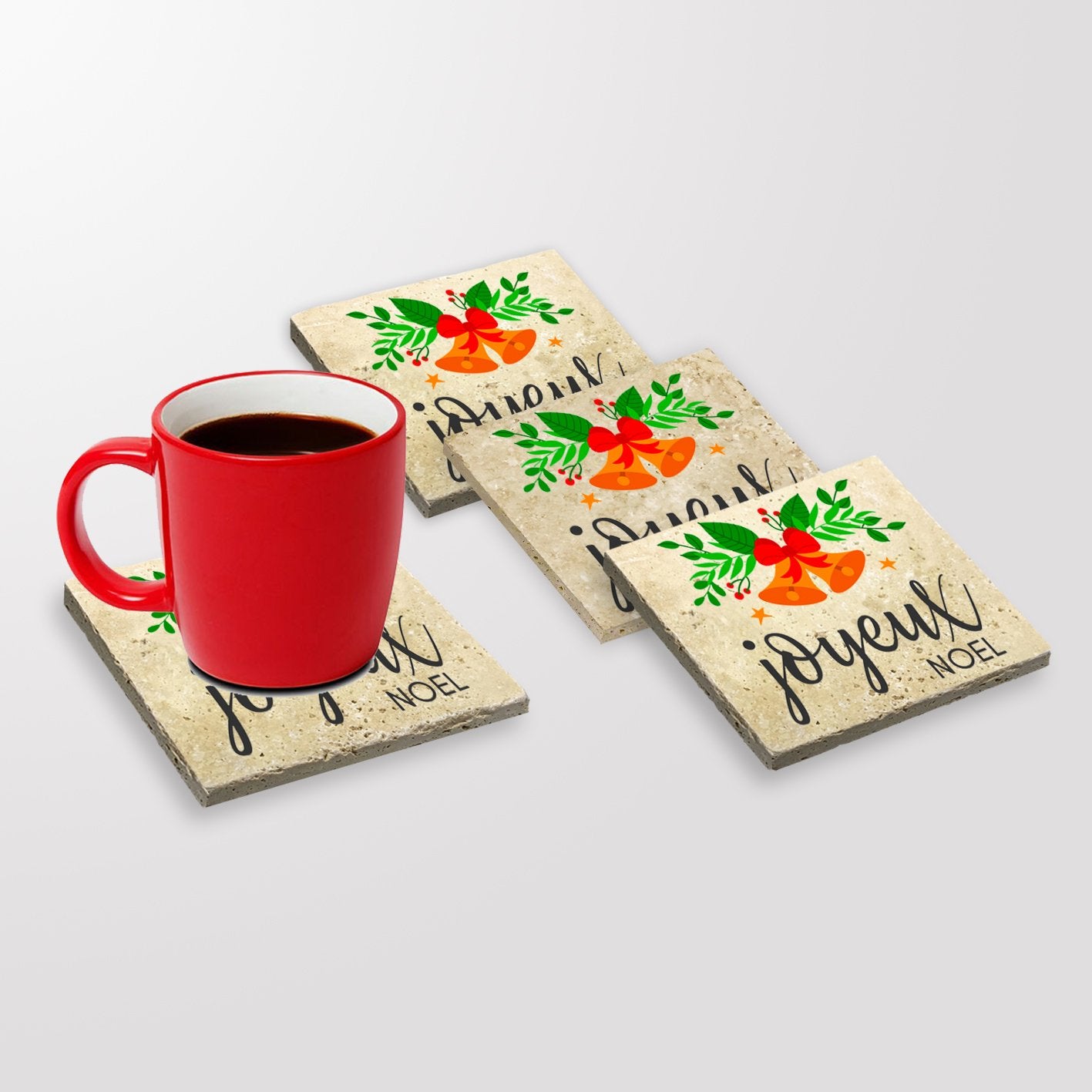 Tapete de Vidro – 10 x 10 x 1 cm – Multicolorido – Pedra Natural