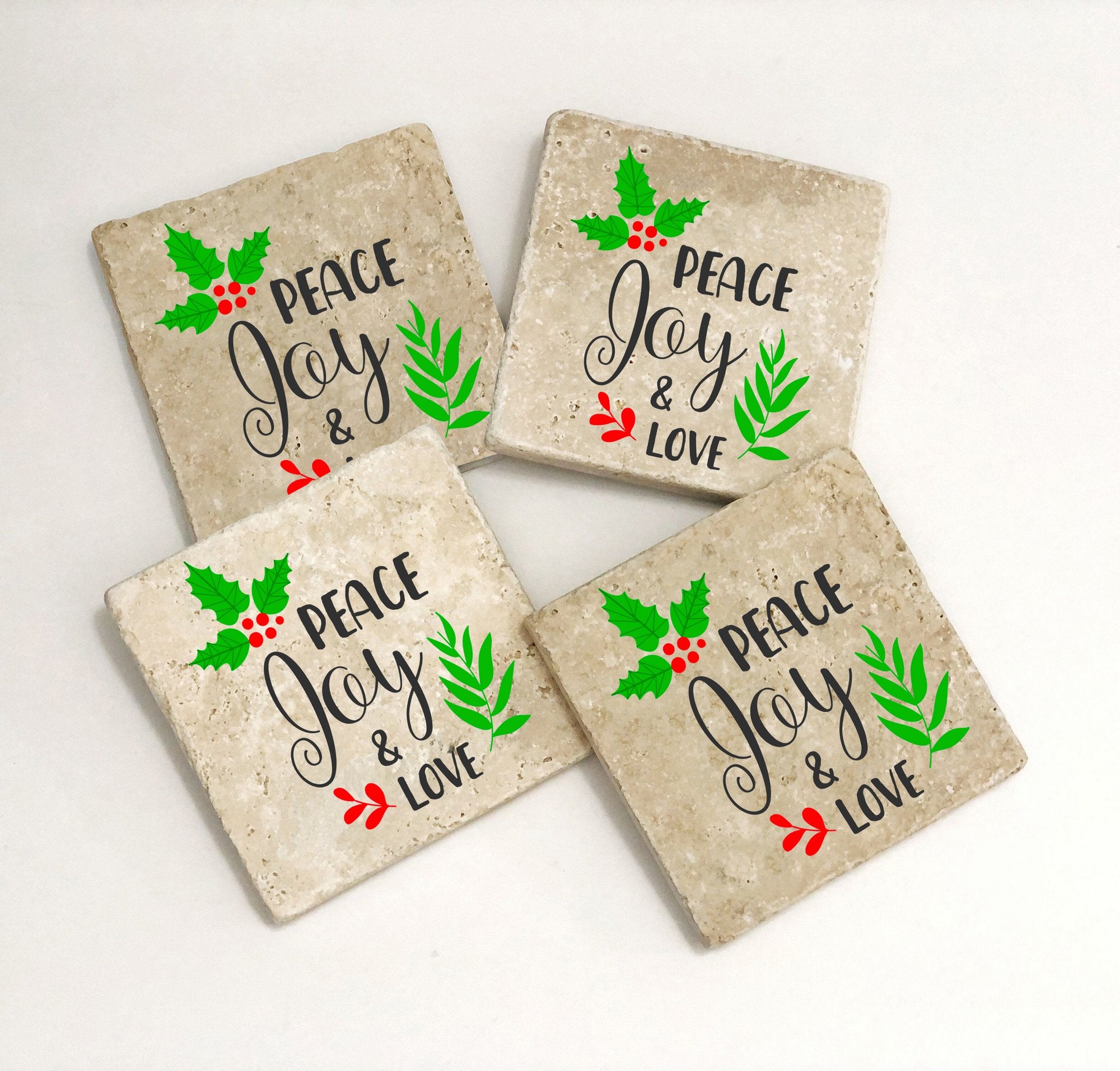 Tapete de vidro – 10 x 10 x 1 cm – Multicolorido – Pedra 100% natural