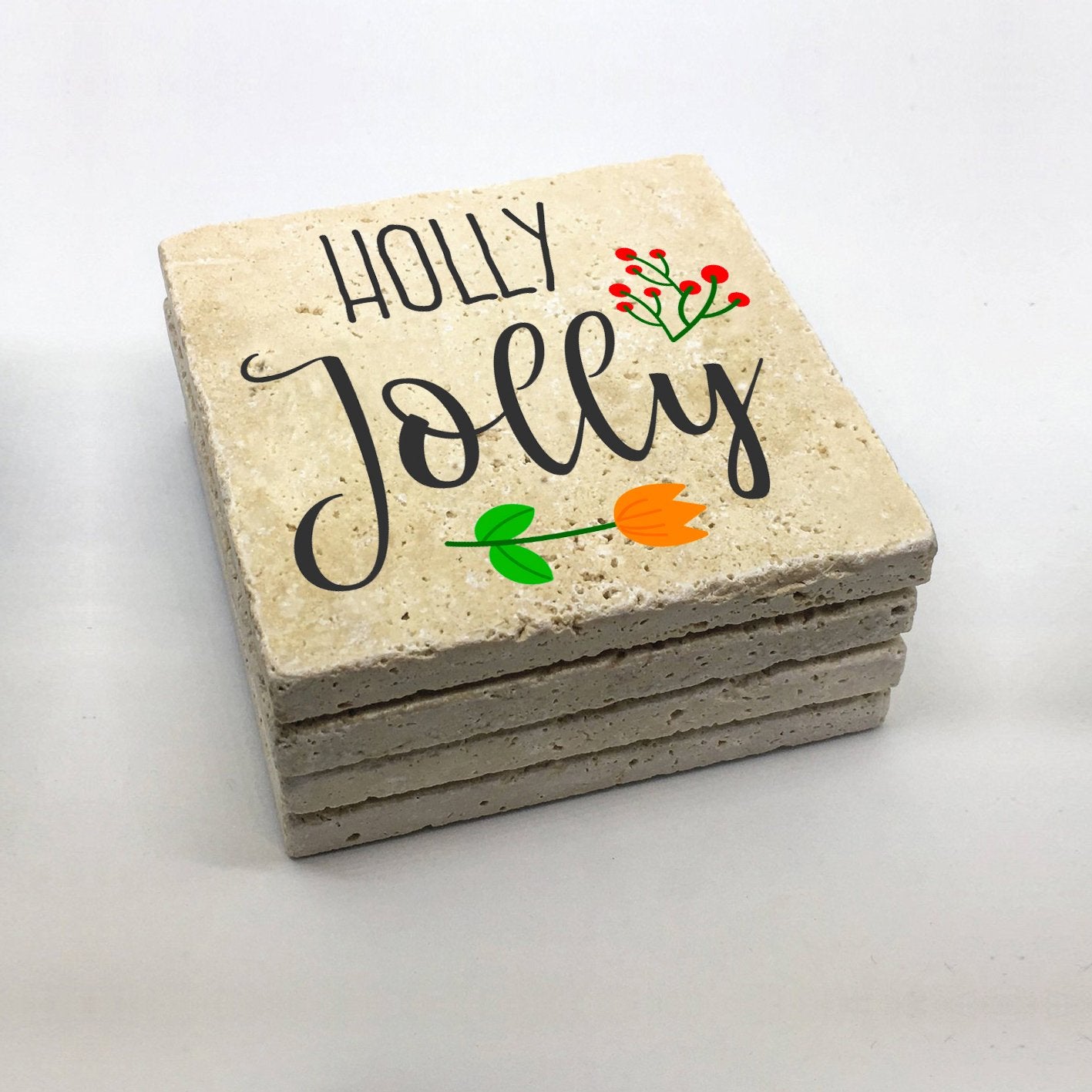 Tapete de vidro – 10 x 10 x 1 cm – Multicolorido – Pedra natural