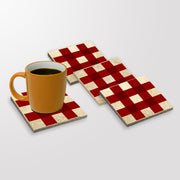 Tapete de vidro – 10 x 10 x 1 cm – Multicolorido – Pedra natural