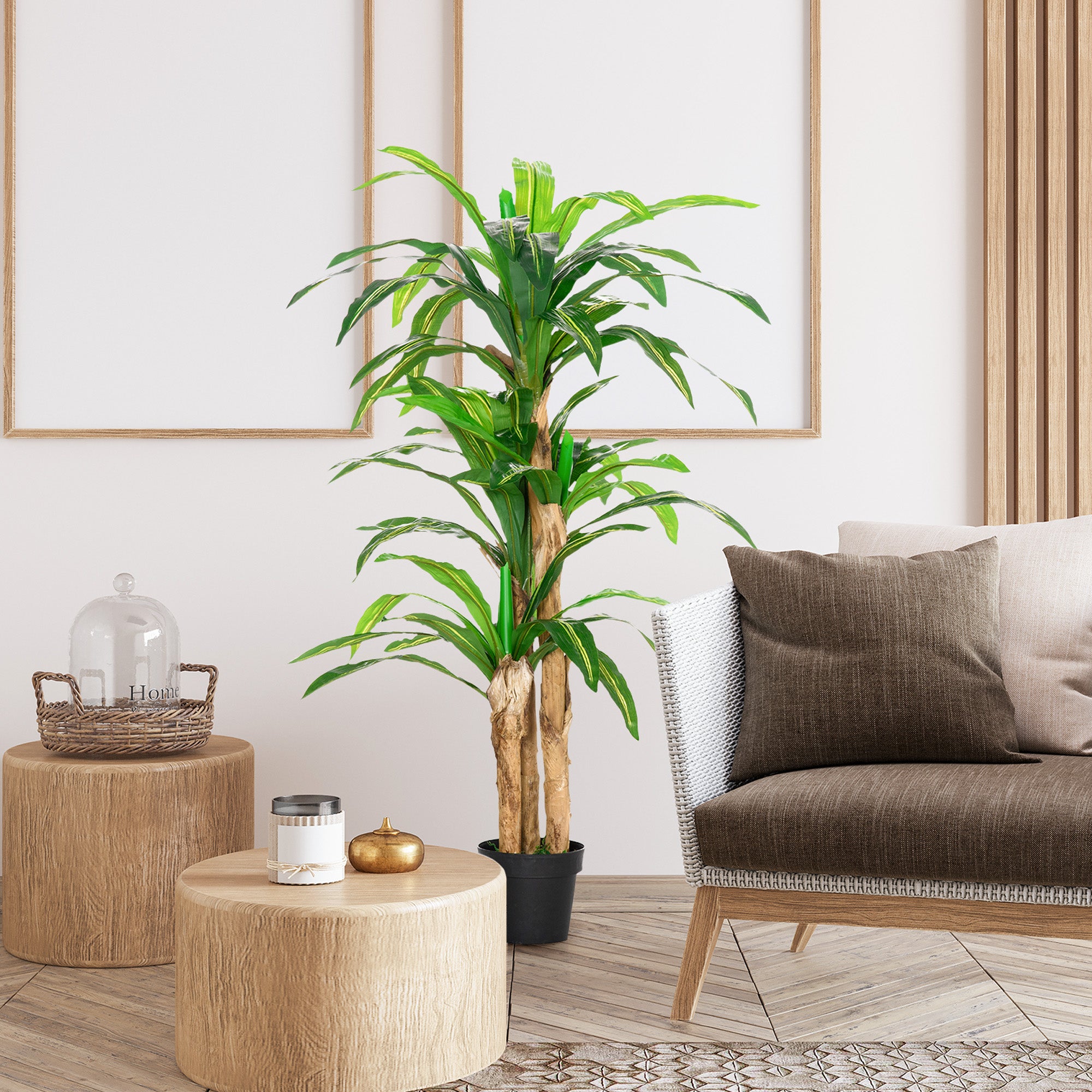 Planta Artificial Decorativa Dracaena Ø20x160 cm - Verde