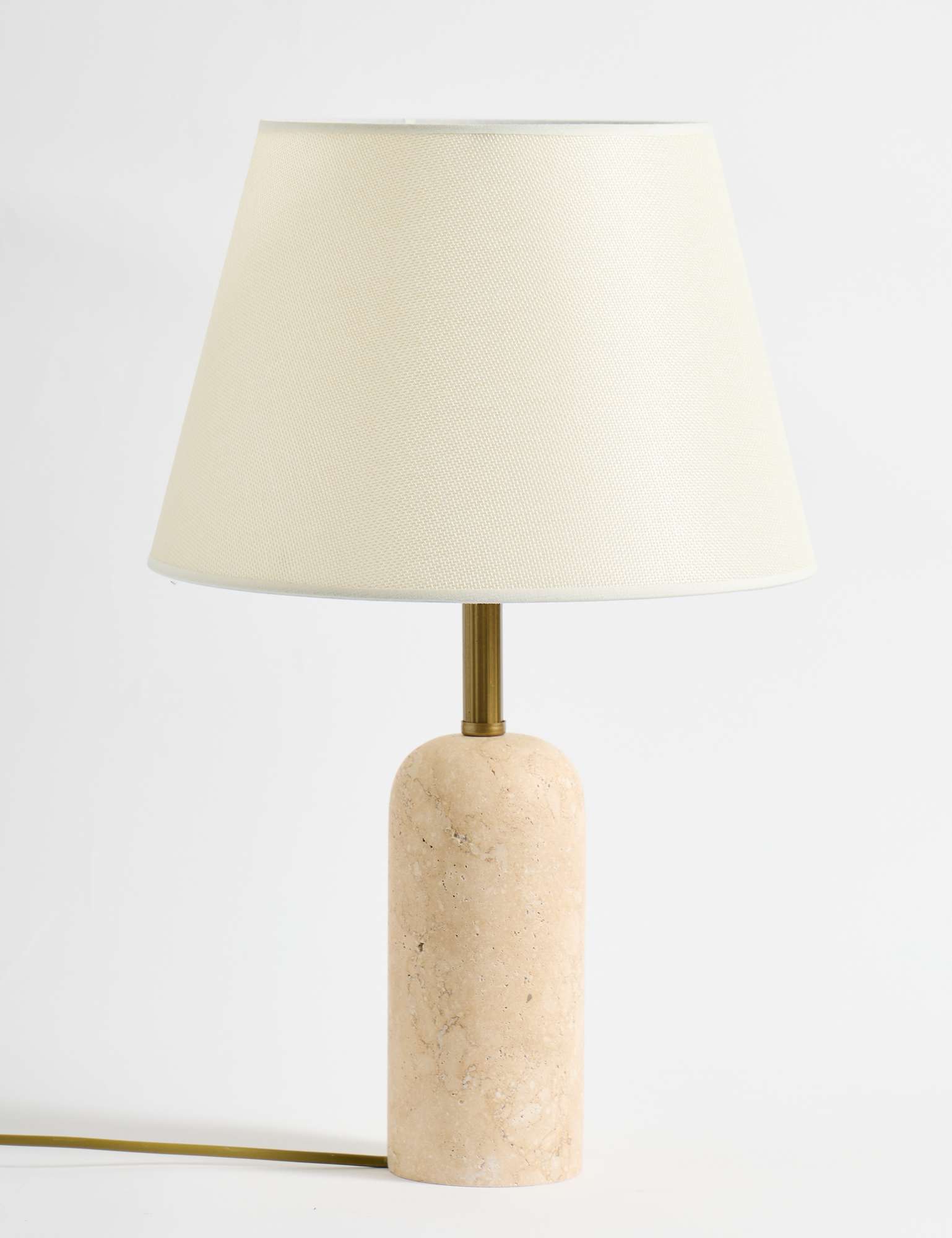 Candeeiro de mesa-Kumas Sapkalı Traverten-Creme
Bege