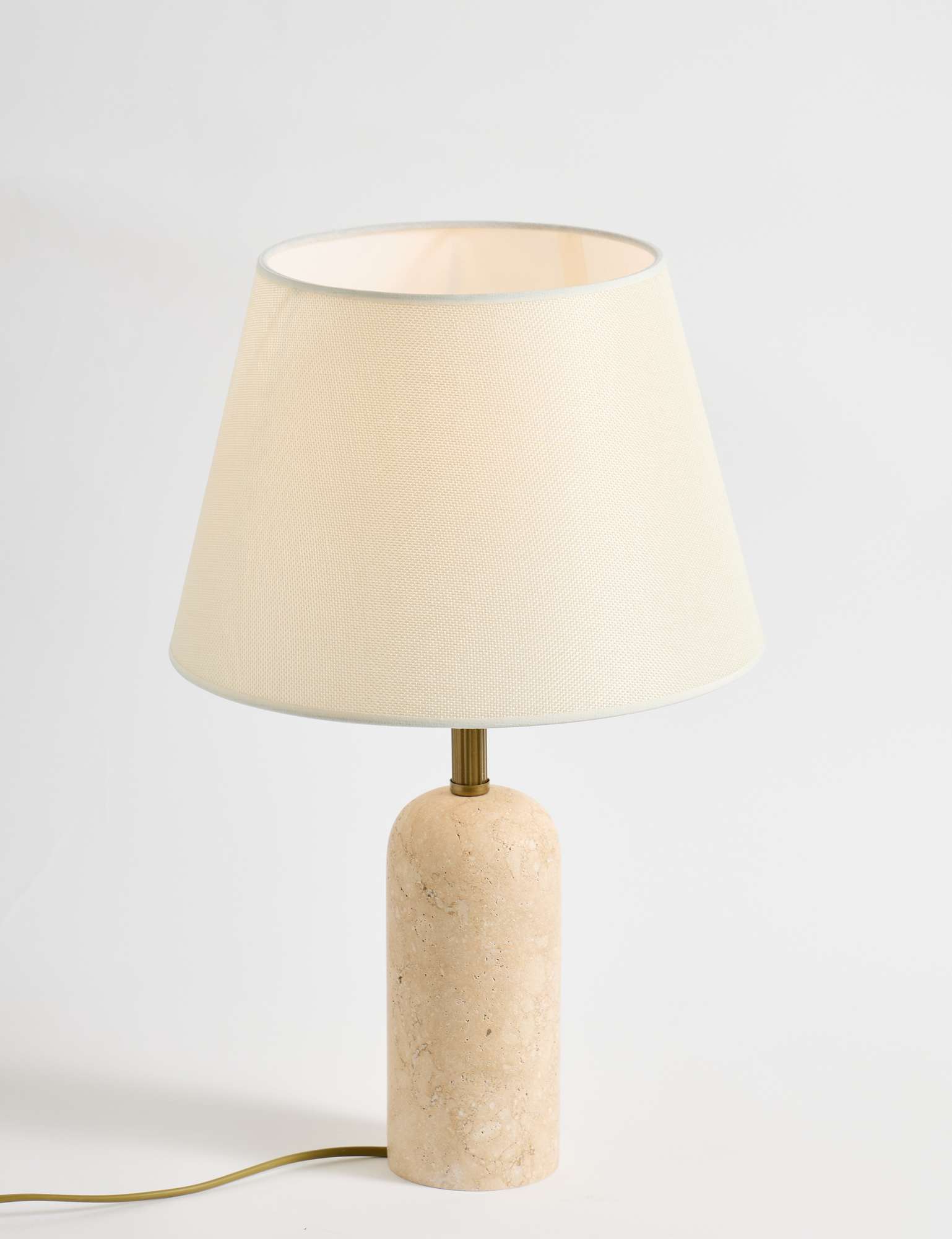 Candeeiro de mesa-Kumas Sapkalı Traverten-Creme
Bege