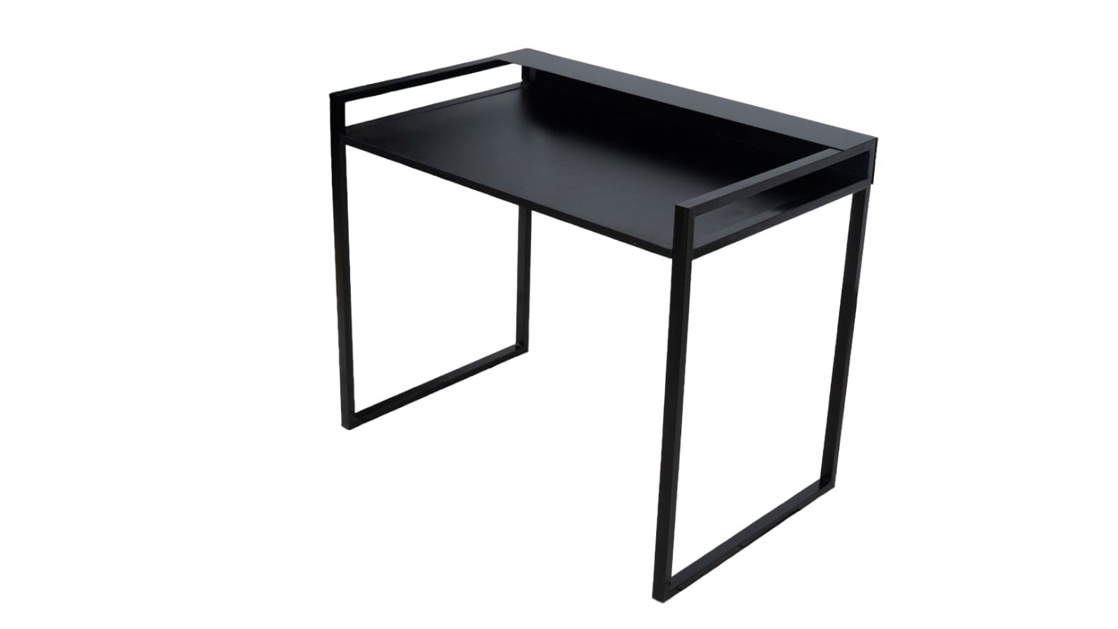 Secretária de Estudo – 96cm x 80cm x 60cm – Preto – Aglomerado e Metal