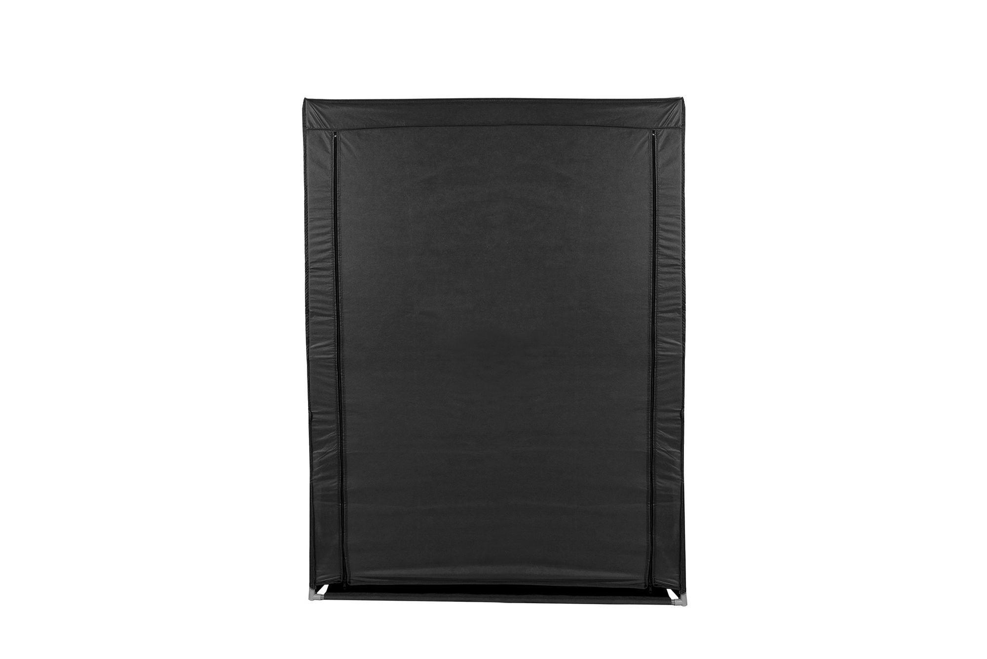 Guarda-roupa moderno – 102 cm x 146 cm x 45 cm – Preto – Metal