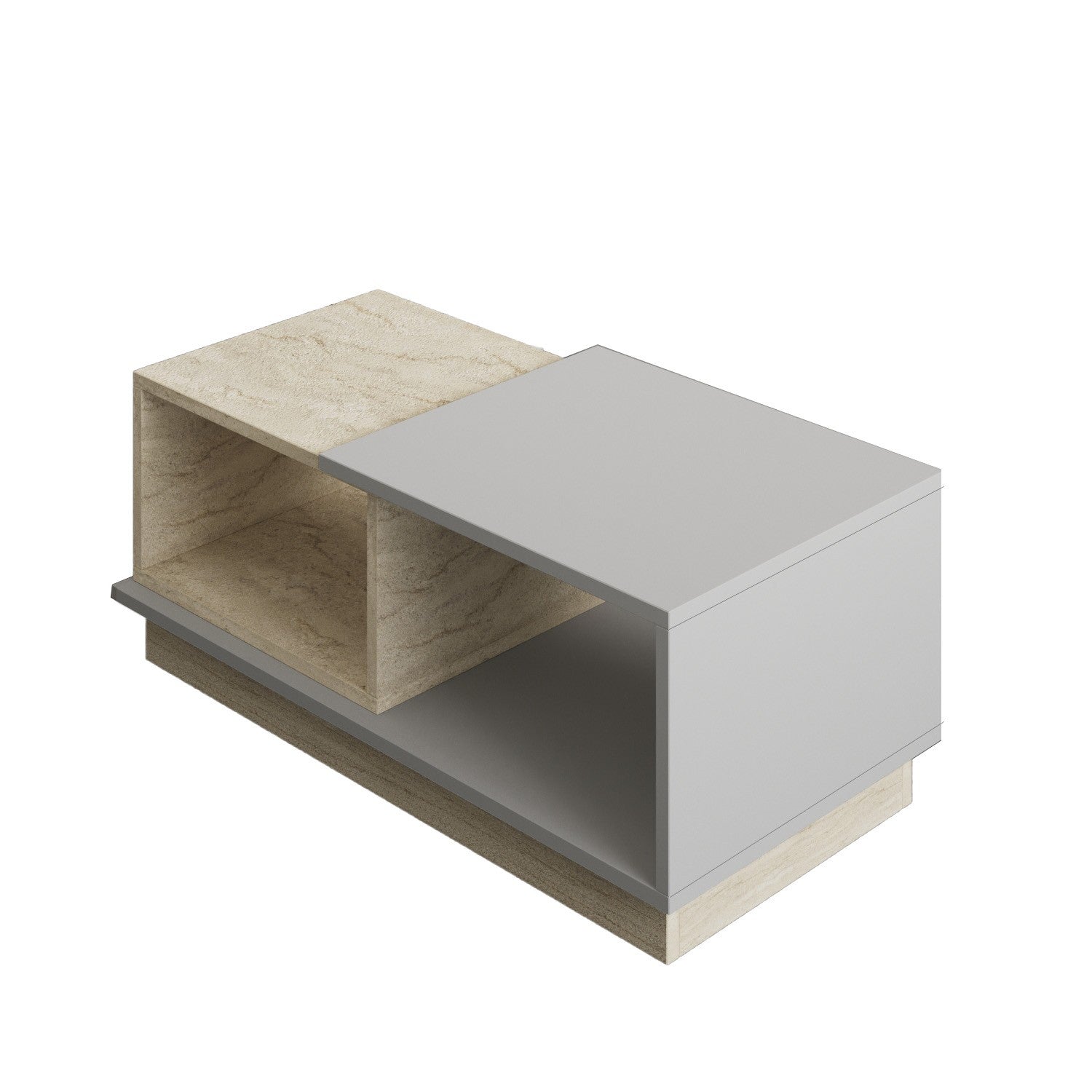 Mesa de Centro-Consept-Travertino
Cinza
