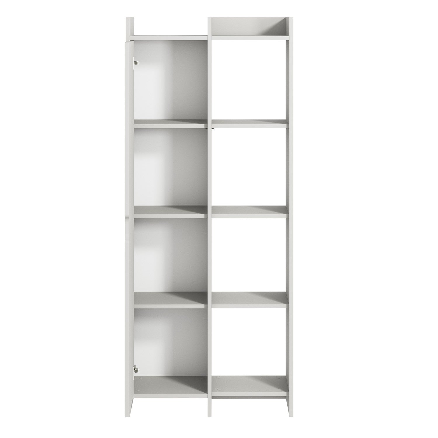 Estante de livros – 70 cm x 180 cm x 30 cm – Branco – Painéis de partículas revestidos a melamina