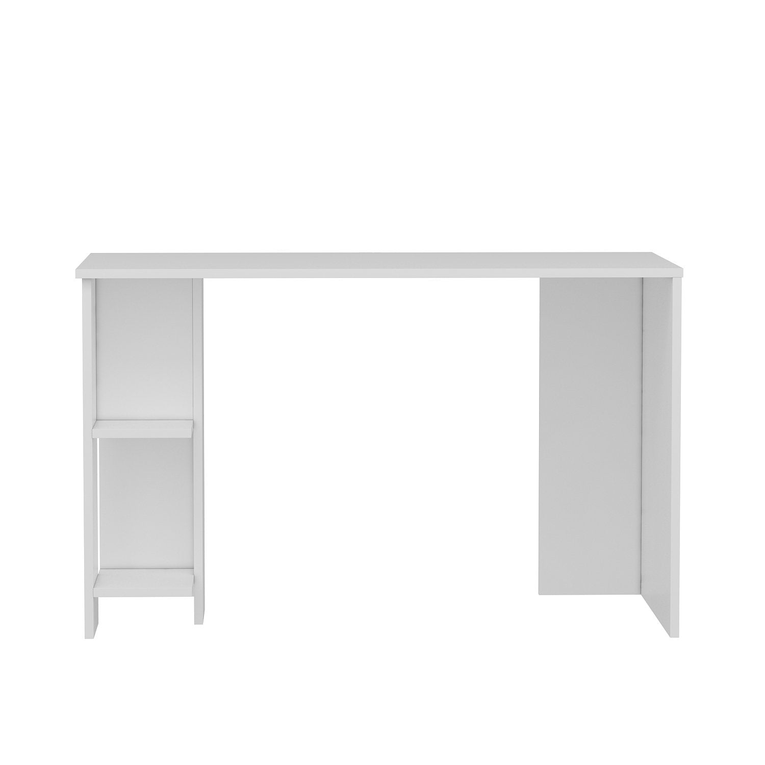 Secretária de Estudo – 120 cm x 73,8 cm x 60 cm – Branco – Painel de Partículas
