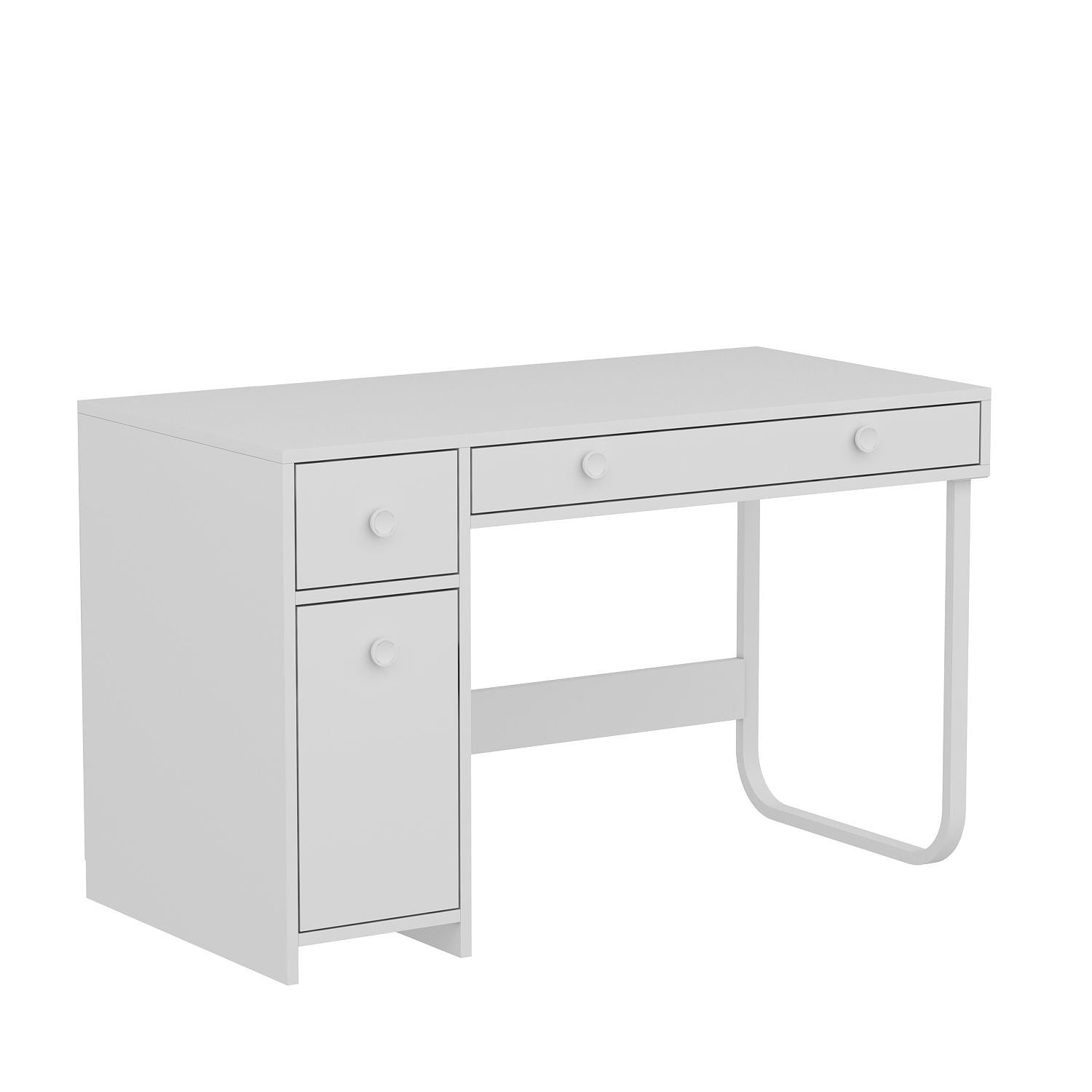 Secretária de Estudo – 120 cm x 73,8 cm x 60 cm – Branca – Painel de partículas