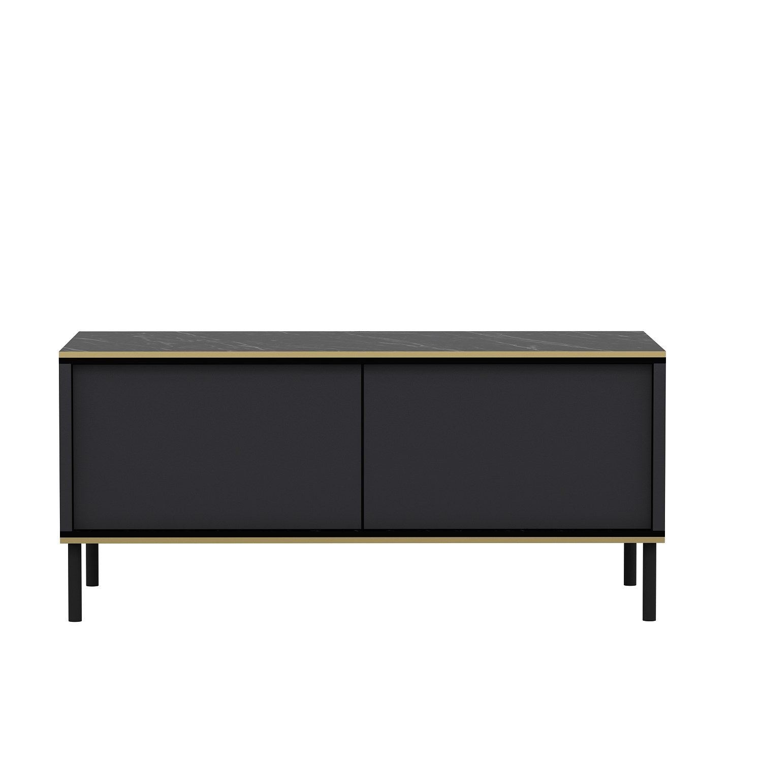 Mesa de Centro Elegante em Antracite, 90 x 40 x 45 cm | Painel de Partículas 100% Revestido em Melamina, 18 mm de Espessura | Perfeita para Salas de Estar e Espaços Modernos