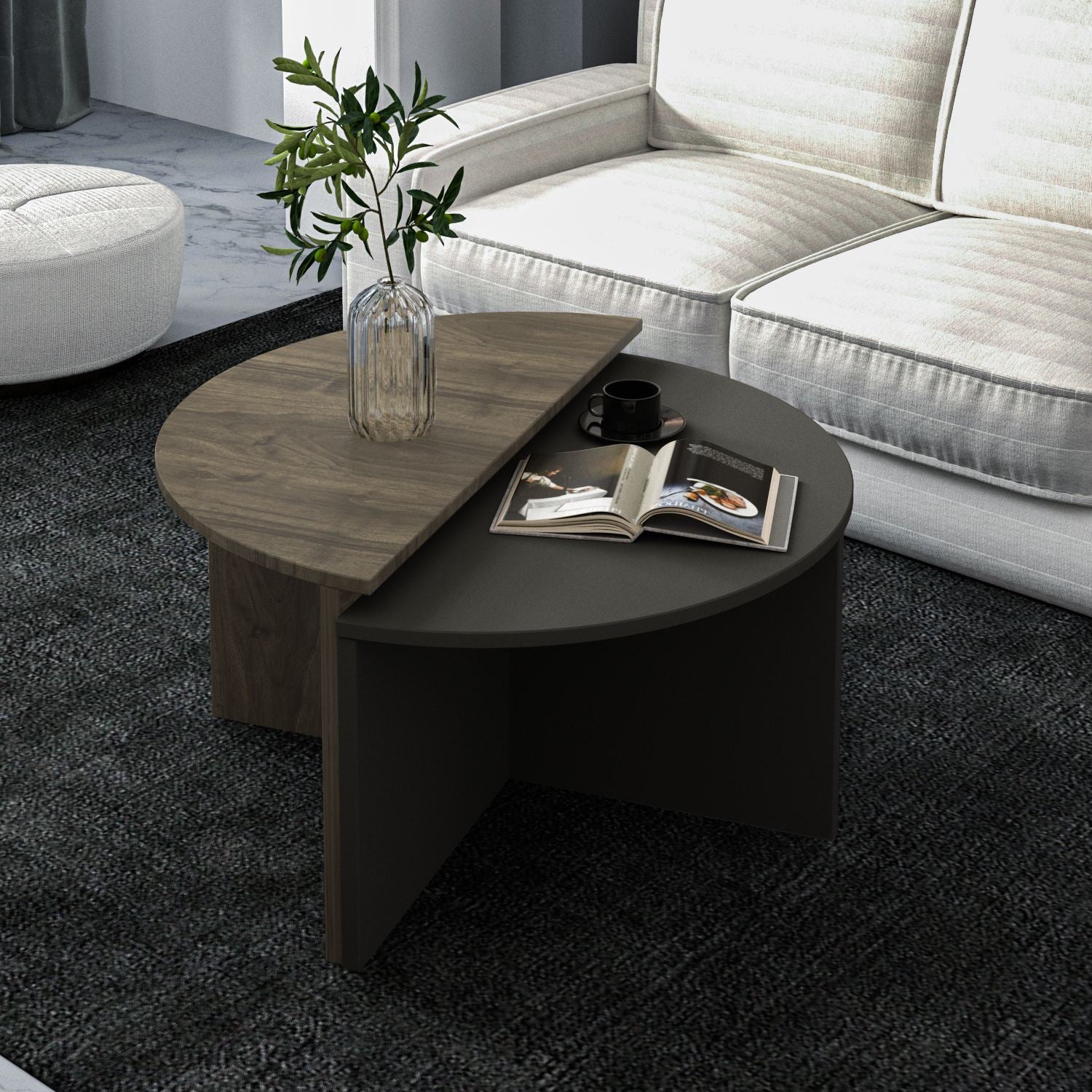 Mesa de Centro-Dolunay-Nogueira
Antracite