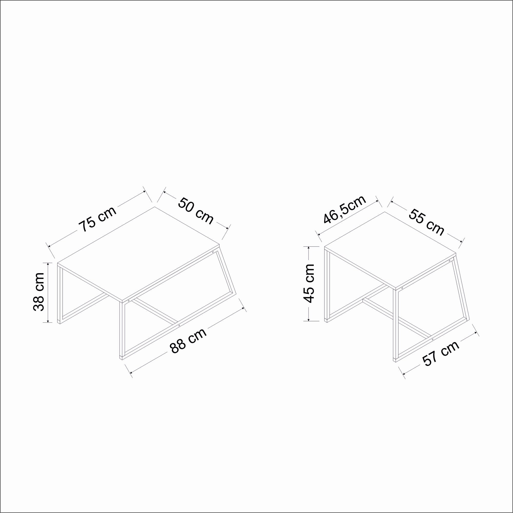 Mesa de Centro-Minimal-Travertino