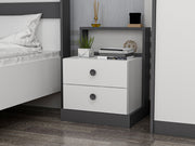 Mesa de cabeceira-Life-Antracite
Branco