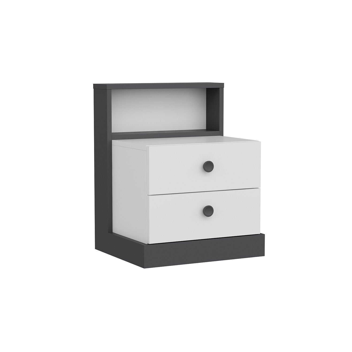 Mesa de cabeceira-Life-Antracite
Branco