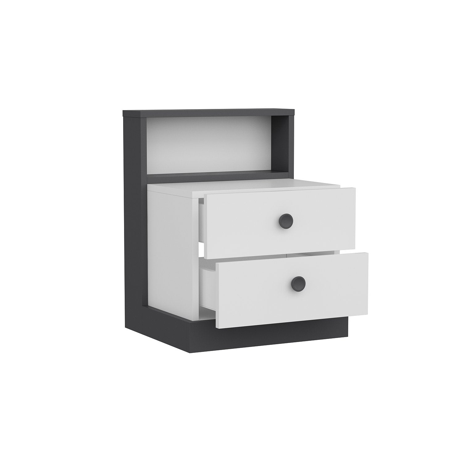 Mesa de cabeceira-Life-Antracite
Branco