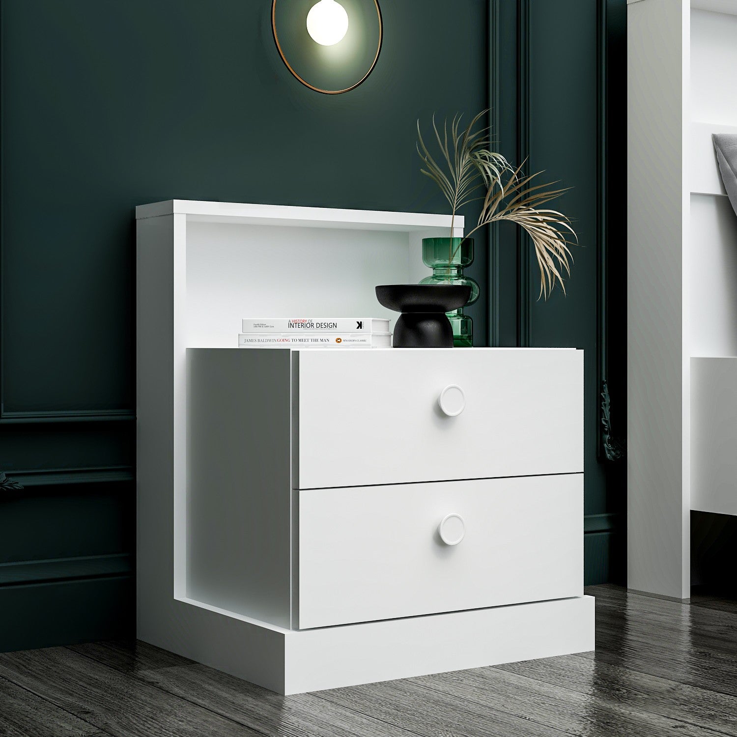 Mesa de cabeceira-Life-Branco