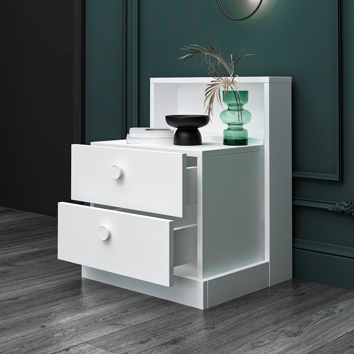 Mesa de cabeceira-Life-Branco