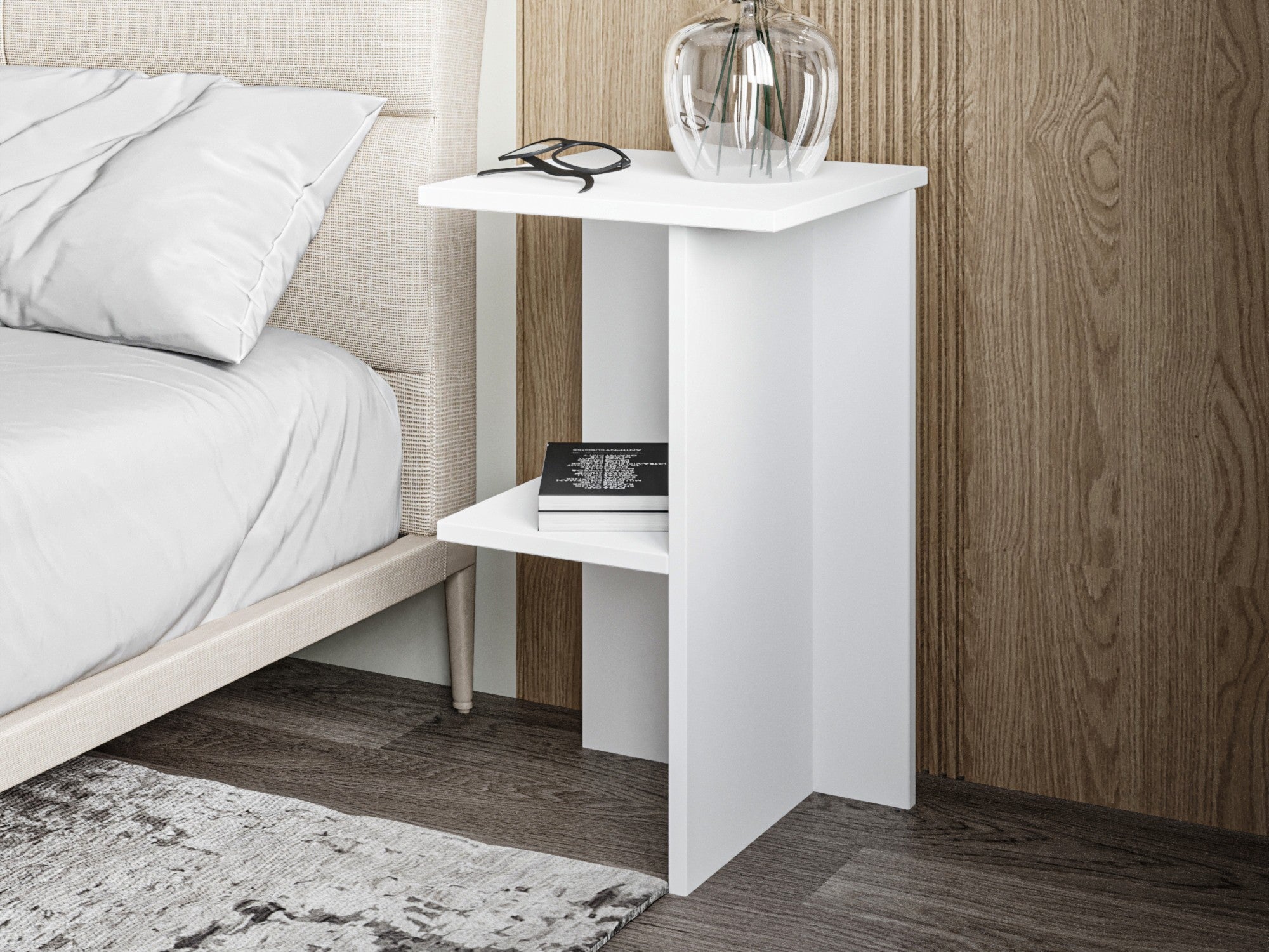 Mesa de cabeceira-Leray-Branco